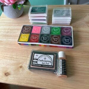 Embossing Ink Pad and Craft Ink Set